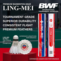 Volant de badminton professionnel durable LING-MEI 90PRO – Prix de gros