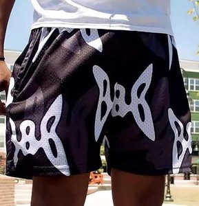 Modern Movements Men's Plus Size Board Shorts Letter Print Quick Dry Eco-Friendly Spandex/Polyester <b>Drawstring</b> Casual Short - Product Image 2