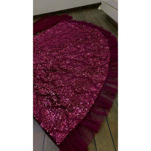 Ropa de fiesta de noche Lehenga Choli con trabajo de hilo y secuencia - Product Image 3