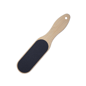 Limas de Pedicura de Alta Calidad con Mango de Madera para Salón de Belleza, Removedor de Piel Muerta, Limas de Doble Cara, Servicio OEM ODM - Product Image 5