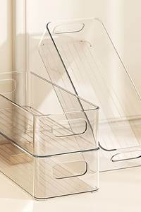 Premium <b>Clear</b> Acrylic Modern Multifunction Rectangle Serving Tray for Living Room <b>Table</b> Setting and Daily Use - Product Image 3