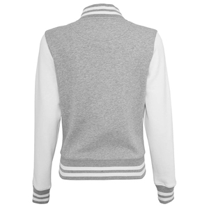 <b>Varsity</b> <b>Jacket</b> Women High School Fashionable Ladies <b>Varsity</b> <b>Jackets</b> in White & Brown Trending Fancy Baseball <b>Jackets</b> for <b>Girls</b> - Product Image 3