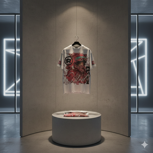 Camiseta de Hombre 2026 OEM con Logotipo Personalizado, Estilo Urbano, Algodón Desgastado, Cuello Redondo, Manga Regular - Product Image 2