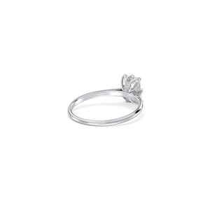 Bague de fiançailles REYES Timeless Radiant Cut Solitaire en diamant de laboratoire cultivé en or massif 14 carats, certifiée IGI, bijoux fins pour femmes - Product Image 4