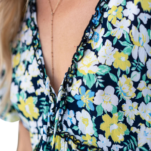 Vestido largo de verano con estampado floral para mujer, estilo línea A - Product Image 5