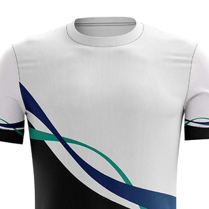 T-shirt en polyester pour hommes, sublimation personnalisée, impression intégrale, OEM, t-shirt sublimé pour hommes, vêtements de sport légers, fournisseur - Product Image 4