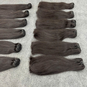 ผมเวียดนามแท้แบบตรงธรรมชาติ  แบบ Double Drawn  ขายดีอันดับต้นๆ  แบบเป็นมัด  ต่อผมแบบ Weft  หนังกำพร้าผมครบ  ราคาขายส่ง - Product Image 2