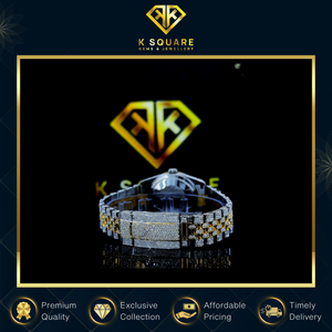 Nuevo Reloj Automático de Cuarzo con Movimiento Resistente al Agua, Correa de Acero Inoxidable con Diamantes Moissanite, Reloj de Lujo Unisex - Product Image 5