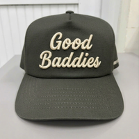 Casquette de baseball en sergé de coton de qualité supérieure, personnalisable avec logo brodé, casquettes courbées vertes, fabricant Vietnam OEM, accessoire pour homme