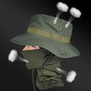 Chapeau Bob Personnalisé en Ripstop Coton Polyester Camouflage avec Mailles Respirantes et Large Bord pour Randonnée Pêche Camping Trekking Voyage Activités de Plein Air - Product Image 3