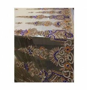 Tissu brodé de qualité supérieure pour la confection de Kurtis, de blouses et de vêtements décontractés, provenant d'un exportateur indien à bas prix. - Product Image 1