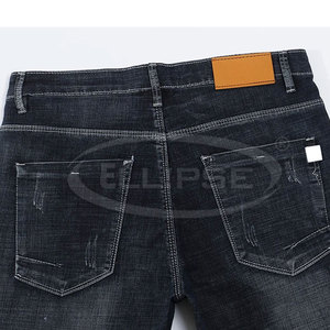 Pantalones Vaqueros para Hombre al por Mayor, Bajo MOQ, Transpirables, con Botones, Diseño Personalizado, Lavados, de Primavera, para Venta en Línea - Product Image 5