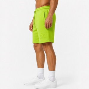 Shorts de sport d'été pour hommes avec logo personnalisé, en coton, coupe ample, taille élastique, style décontracté, broderie, pour loisirs et sport - Product Image 4