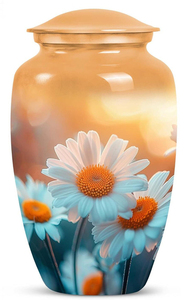 Urnes funéraires en laiton pour adultes, urnes artisanales pour cendres d'hommes et de femmes, urnes décoratives, urnes funéraires - Product Image 4