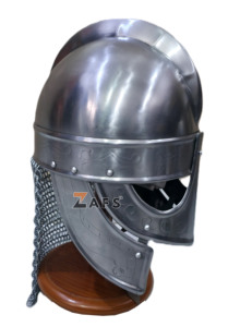Casco Vikingo Medieval con Protección Facial Completa de Malla, Armadura de Caballero Hecha a Mano en Acero Suave, Disfraz de Cosplay para Adultos - Product Image 5
