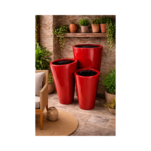 Décoration de jardin, design moderne de luxe, écologique, durable, résistant aux UV, prix de gros, pots en fibre de verre - Product Image 1