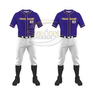 Uniforme de baseball respirant de haute qualité en polyester léger, service OEM, couleurs personnalisées, logo, impression personnalisée, broderie - Product Image 2
