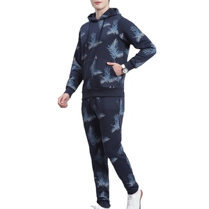 Conjunto Deportivo Personalizado de Sudadera con Capucha y Pantalones Jogger, Pantalones Cargo, Chándal para Hombre, Felpa 100% Algodón, Grueso, Talla Grande - Product Image 3