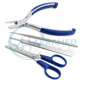 Juego de Podología Susol Premium de 4 Piezas, Instrumentos de Higiene para Pies de Acero Inoxidable, Certificado CE, Kit Quirúrgico Reutilizable - Product Image 4