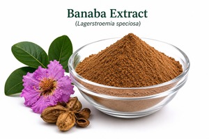 Extracto de Banaba en Polvo, Extracto Botánico de Lagerstroemia Speciosa, Polvo Fino para Alimentos y Alimentos Saludables - Product Image 3