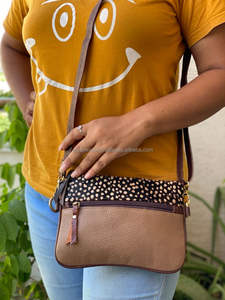 Bolso de hombro hecho a mano de piel, bolso cruzado de piel - Product Image 4