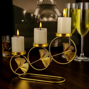 Designer Metal Candle Holder Crafted For Luxury Home Decor And High End Interior Decoration Purpose - Product Image 1