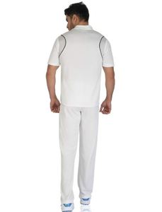 Conjunto de Uniforme de Cricket de Manga Corta para Hombre Adulto, Colores Personalizados, Transpirable, de Secado Rápido, Camiseta y Pantalón de Algodón/Poliéster K.A-T995 - Product Image 3