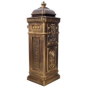 Large Capacity Residential Outdoor Safety <b>Mailbox</b> Garden Floor Rainproof Letter Box with Postbox Stat - Product Image 4