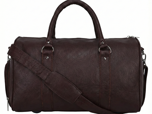 Dark Brown Leather Luxury Duffle Bag <b>Men</b> Large Travel Weekender <b>Gym</b> Sports Overnight Carry Luggage Water Resistant Vintage <b>Gift</b> - Product Image 3