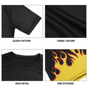 Camiseta de Compresión Personalizada para Hombre, OEM, ODM, Marca Privada, Sin Gi, BJJ, MMA, Manga Corta, Fabricante, Proveedor - Product Image 6