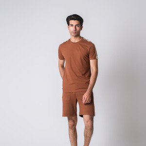 Top Quality Hot Selling <b>Twin</b> <b>Set</b> In Low Affordable Price Factory Made Reliable Product Muscle Fit T Shirts & Shorts <b>Sets</b> For Men - Product Image 4