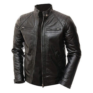 Nueva Chaqueta de Cuero para Hombre 2026, Chaqueta de Cuero Genuino para Hombre, Moda al por Mayor - Product Image 2