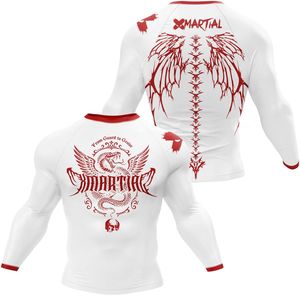 Venta al por Mayor de Rashguards para MMA y BJJ, Diseño Personalizado, Ropa Deportiva de Compresión para Hombre, Spandex/Nylon - Product Image 5