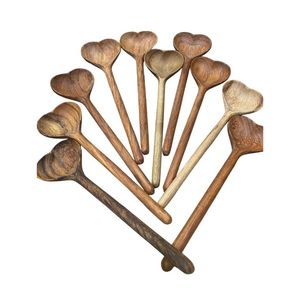 Cuchara de Madera Vintage Ecológica con Diseño de Plantas, Resistente a los Arañazos, Resistente al Calor, Apta para Lavavajillas, para Cocina - Product Image 1