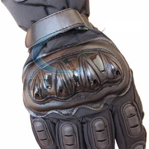 Gants de moto en cuir personnalisés avec logo de marque privée - Doigts entiers, respirants, antidérapants, pour usage extérieur - Product Image 5