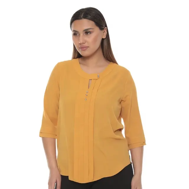 Blusa chique casual feminina, plus size, roupas femininas, moda casual, chique, novos modelos de escritório, alta qualidade, melhor preço a partir de fabricante