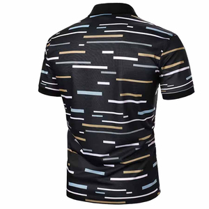 Polo homme pas cher, design été, couleur unie, confortable, manches courtes, style décontracté, tendance, à la mode. - Product Image 4