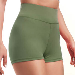 Shorts deportivos transpirables y elásticos para mujer, con efecto push-up, para correr, entrenar y usar en el gimnasio, con características de absorción de humedad. - Product Image 1