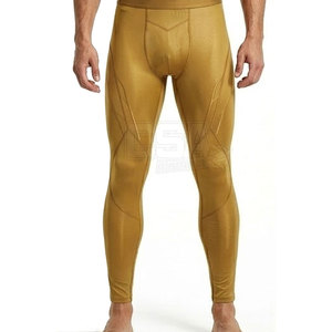 Leggings de compression durables pour hommes, coupe flexible, vêtements de sport, idéaux pour l'entraînement et la routine de fitness - Product Image 6
