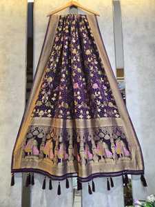 ผ้าคลุมไหล่คุณภาพสูง ผลิตจากใยวิสโคสแท้ เนื้อผ้าจอร์เจตต์ น้ำหนักเบา พลิ้วไหว สไตล์ชาติพันธุ์ เหมาะสำหรับงานปาร์ตี้ งานแต่งงาน ขายส่ง รับผลิตตามแบบ (OEM) และส่งออก - Product Image 6