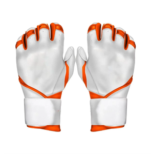 Guantes de Bateo de Béisbol y Sóftbol Hechos a Medida para Mano Izquierda, Antideslizantes, de Poliéster/Algodón, con Gancho, de Alta Calidad y Durabilidad para Adultos - Product Image 4