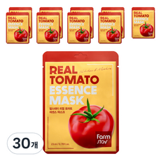 Farmstay 1 Confezione da 30 Maschere in Tessuto con Essenza di Pomodoro Reale, Maschera Viso Idratante Biologica - Product Image 1