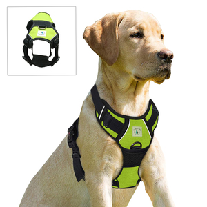 Harnais de luxe pour chien Navrit Creation en dentelle, personnalisé, anti-traction, réfléchissant, respirant, réglable, confortable, en nylon tactique - Product Image 2
