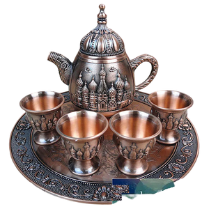 Pure Copper Vintage Coffee <b>Set</b> With Polish Finished For Restaurant Home And Hotel Kitchenware Metal <b>Tea</b> <b>Set</b> - Product Image 6