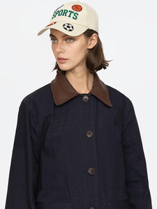 หมวกกีฬาปักโลโก้ตามสั่ง คุณภาพสูง พิมพ์ลายแบบซับลิเมชั่น ผ้าแคนวาสคอตตอน 100% ใส่ได้ทุกเพศทุกวัย สวมใส่สบายทุกฤดู ทรง 6 แผง - Product Image 2