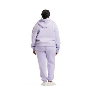 Conjunto de Sudadera y Pantalones Deportivos Unisex de Alta Demanda, Sudadera Holgada y Pantalones Jogger, Ropa Casual Cómoda, Colores Personalizados, Venta al Por Mayor OEM - Product Image 3