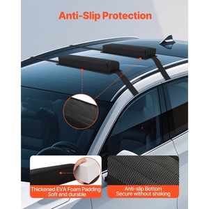 Portaequipajes Universal para Techo de Auto, de 15.5 Pulgadas, Portátil y Resistente, con Capacidad de Carga de 176 Libras, para Kayak - Product Image 5