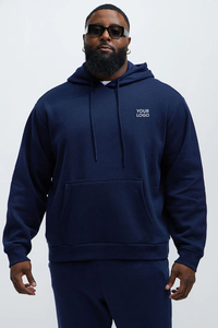 Wholesale 100% Cotton <b>Men's</b> <b>Pullover</b> Hoodie Custom Dropped Shoulder Casual Style Oversized Streetwear <b>Pullover</b> Hoodies for <b>Men</b> - Product Image 2
