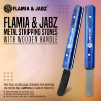 Flamia & Jabz NF-03-2P Peigne à ongles pour animaux de compagnie de haute qualité, écologique, en acier inoxydable, durable et élégant