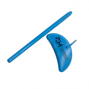 Sky blue Powder Coated Color Private Label Lash Inspection <b>Mirror</b> <b>Moon</b> Shape Custom Shape Eyelash Extension Beauty Tool - Product Image 5